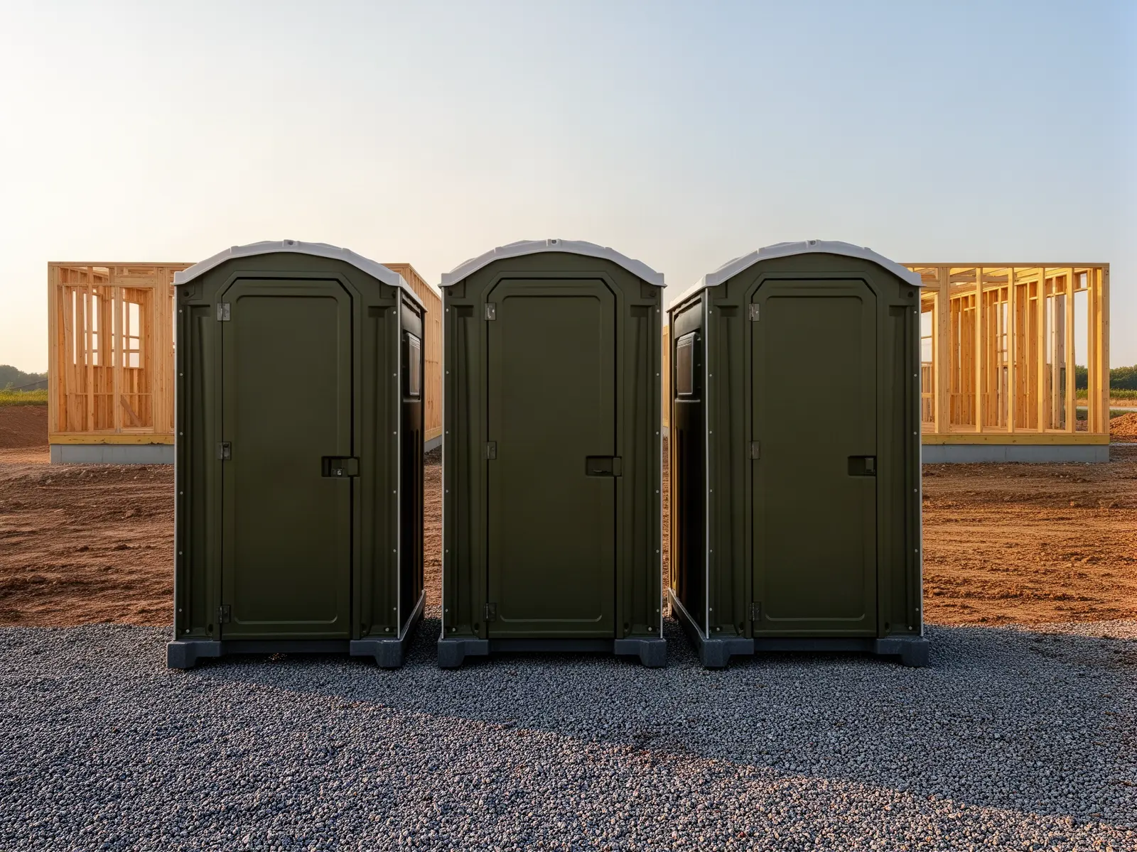 Clean porta potty unit from Piney Bay Porta Potty Rental in Jacksonville, FL